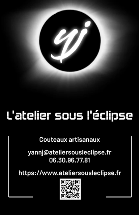 Atelier sous l'éclipse business card front