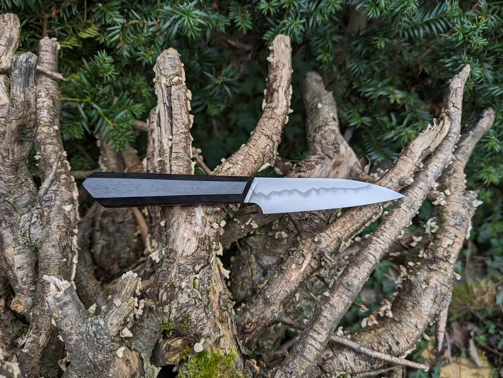 Couteau artisanal Petty lame ébène – Atelier sous l’éclipse