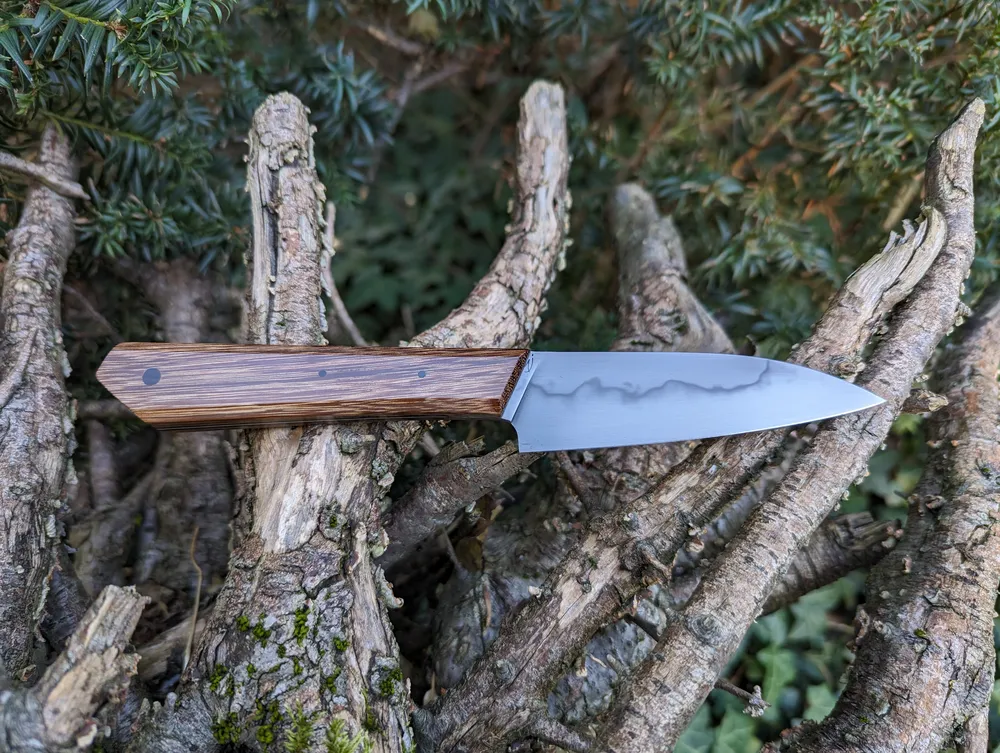 Couteau artisanal Petty hamon wacapou – Atelier sous l’éclipse