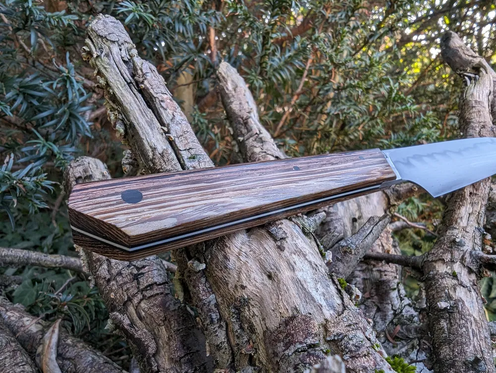 Couteau artisanal Petty manche wacapou – Atelier sous l’éclipse