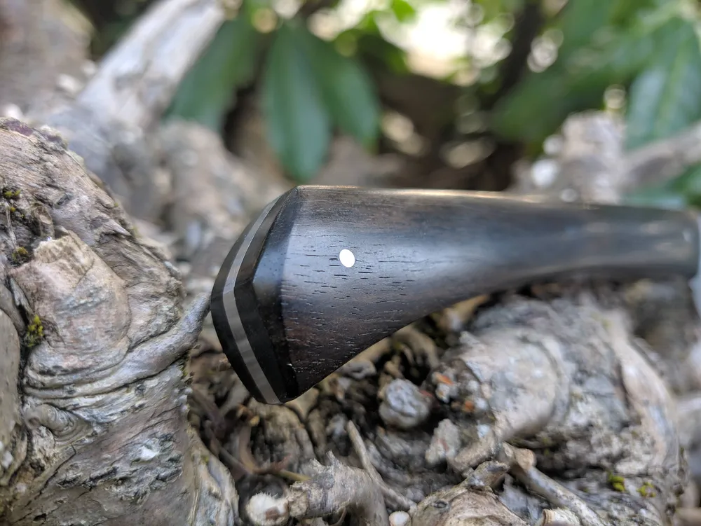 Couteau de table artisanal manche ébène – Atelier sous l’éclipse