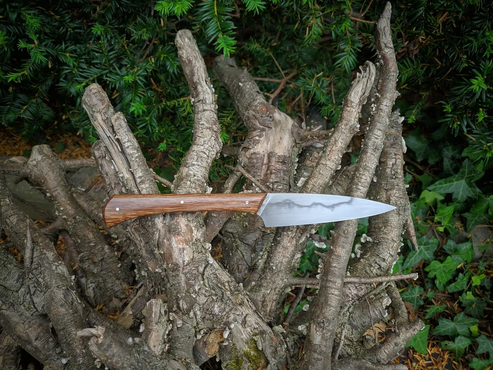 Couteau de table artisanal wacapou – Atelier sous l’éclipse