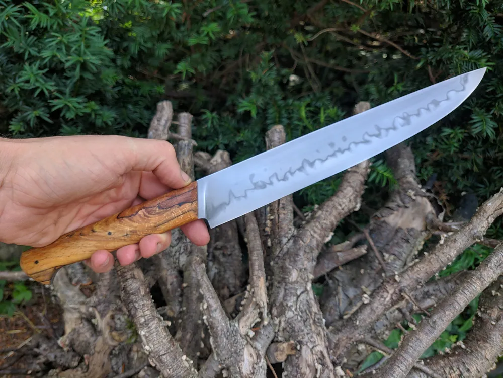 Trancheur artisanal peuplier hamon en main – Atelier sous l’éclipse